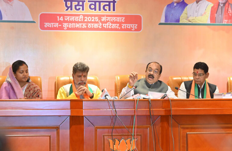 *भाजपा प्रदेश अध्यक्ष का बड़ा बयान : भाजपा की आंतरिक व्यवस्था से अनारक्षित सीटों पर पिछड़ा वर्ग को मिलेगा ज्यादा प्रतिनिधित्व*