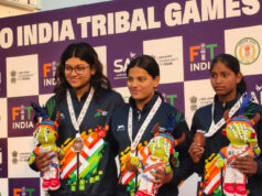 कर्नाटक के तैराक मणिकांता ने स्वर्ण पदकों की हैट्रिक पूरी की, छत्तीसगढ़ की अनुष्का भगत ने जीता दूसरा पदक…..