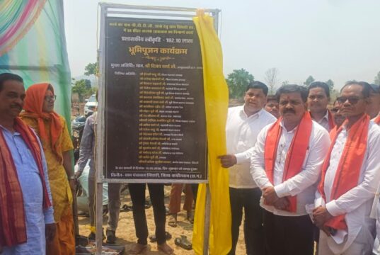 बैगा अंचल को शिक्षा की नई सौगात, उप मुख्यमंत्री विजय शर्मा ने सिंघारी में 50 सीटर छात्रावास भवन का किया भूमिपूजन…..