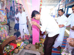 गृह ग्राम बायंग में श्रीरामनाम सप्ताह यज्ञ में शामिल हुए वित्त मंत्री ओ.पी. चौधरी, ’पूजा-अर्चना कर प्रदेशवासियों की सुख-समृद्धि और खुशहाली की कामना की’…..