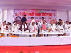 उप मुख्यमंत्री अरुण साव प्रथम तेलीन सत्ती माता महोत्सव में हुए शामिल…..