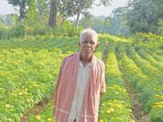 ’धान से गेंदा की खेती की ओर बढ़े आनंद राम, 0.400 हेक्टेयर में कमाया 3.96 लाख रुपए’….