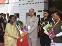 राष्ट्रपति द्रौपदी मुर्मु का लोकभवन में आत्मीय स्वागत…..